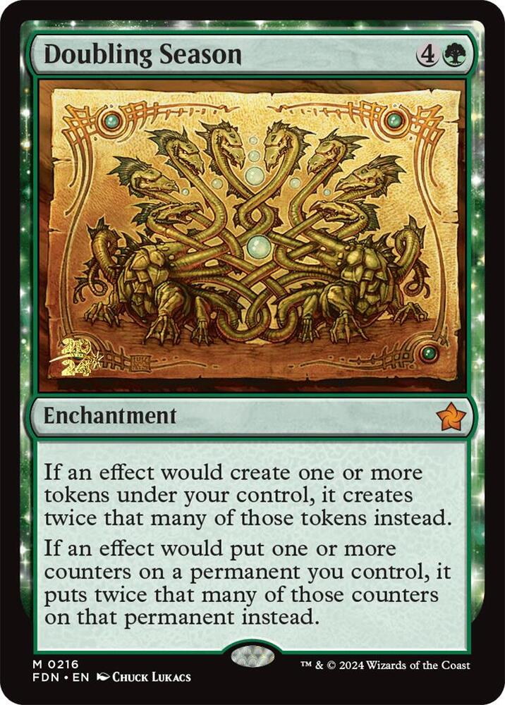 Doubling Season 216 (Prerelease Cards)  - Foil | Good Games Adelaide SA