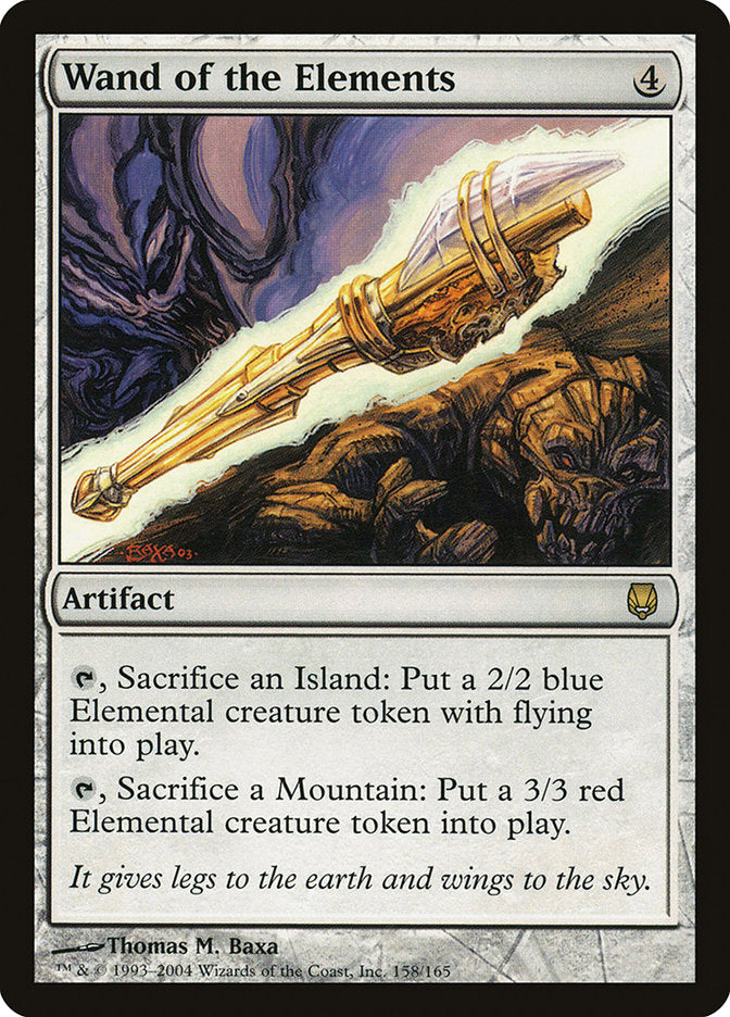 Wand of the Elements 158 (Darksteel)  - Foil | Good Games Adelaide SA