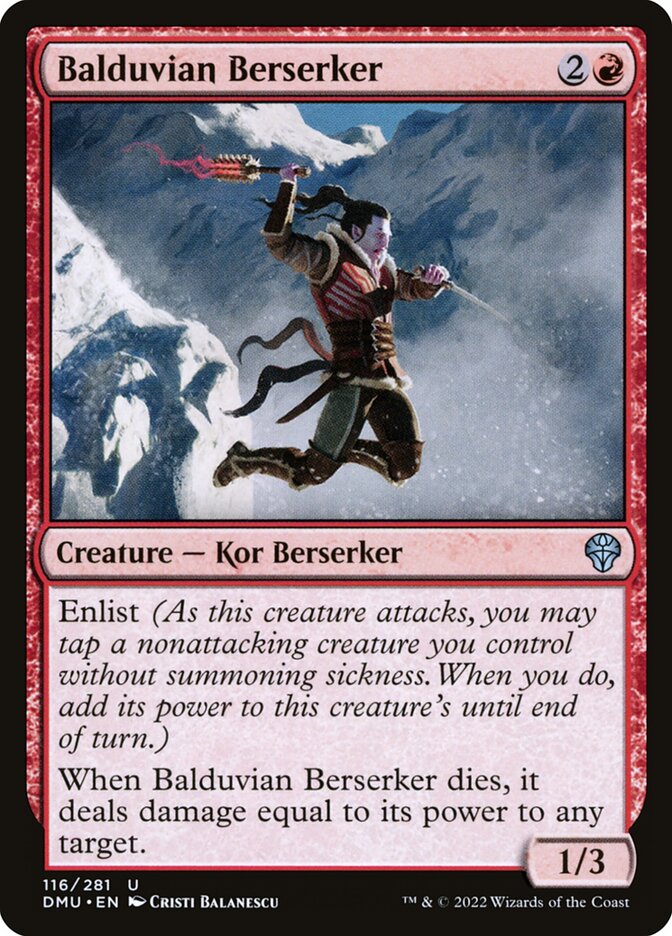 Balduvian Berserker 116 (Dominaria United)  - Foil | Good Games Adelaide SA