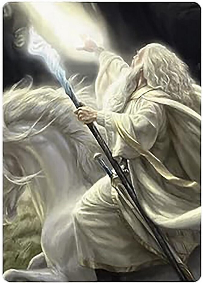Gandalf of the Secret Fire // Gandalf of the Secret Fire 17 (Art Series: Universes Beyond: The Lord of the Rings: Tales of Middle-earth)  | Good Games Adelaide SA
