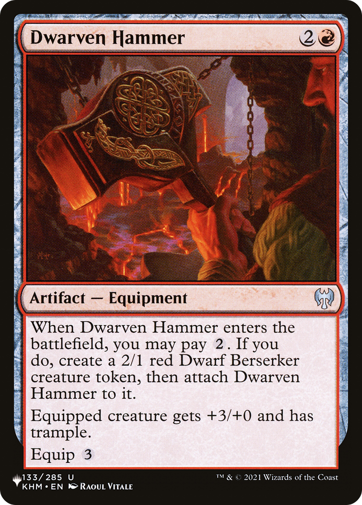 Dwarven Hammer [The List Reprints] | Good Games Adelaide SA