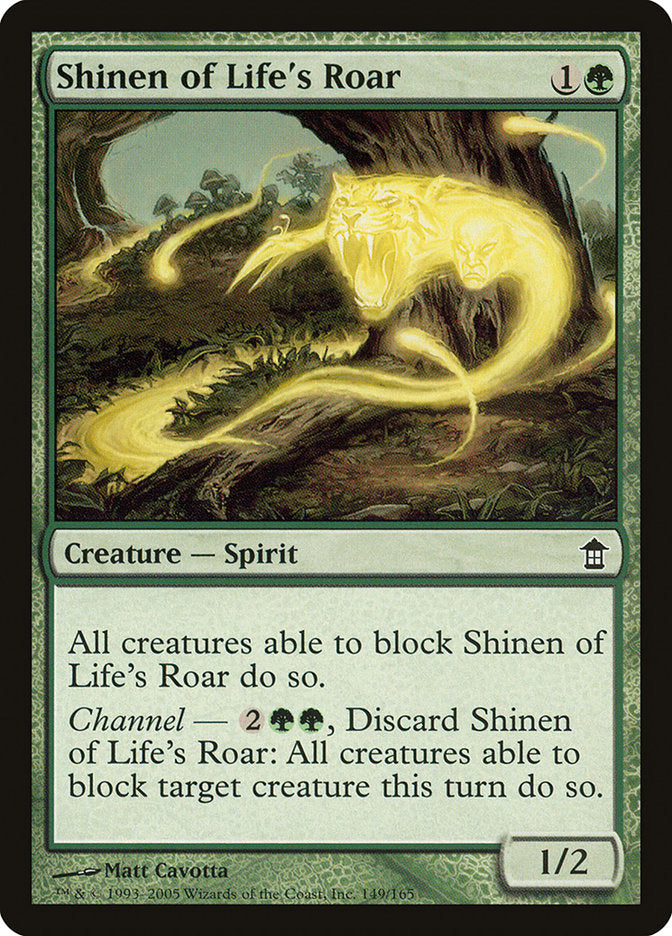 Shinen of Life's Roar [Saviors of Kamigawa] | Good Games Adelaide SA