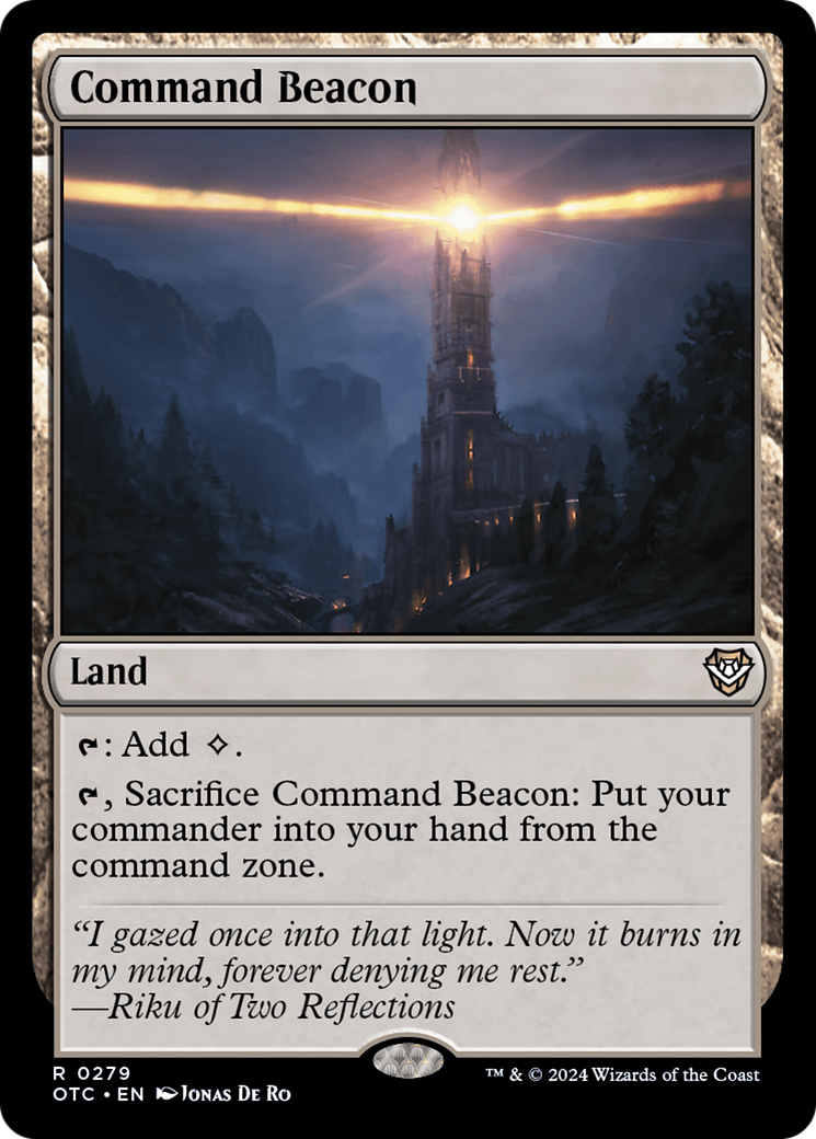 Command Beacon [Outlaws of Thunder Junction Commander] | Good Games Adelaide SA