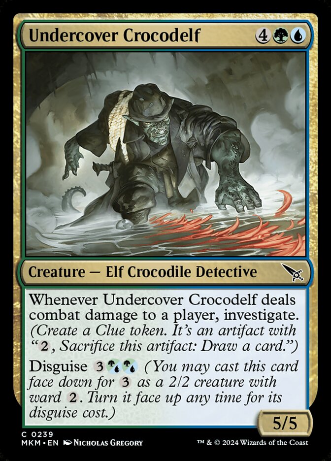 Undercover Crocodelf 239 (Murders at Karlov Manor)  - Foil | Good Games Adelaide SA