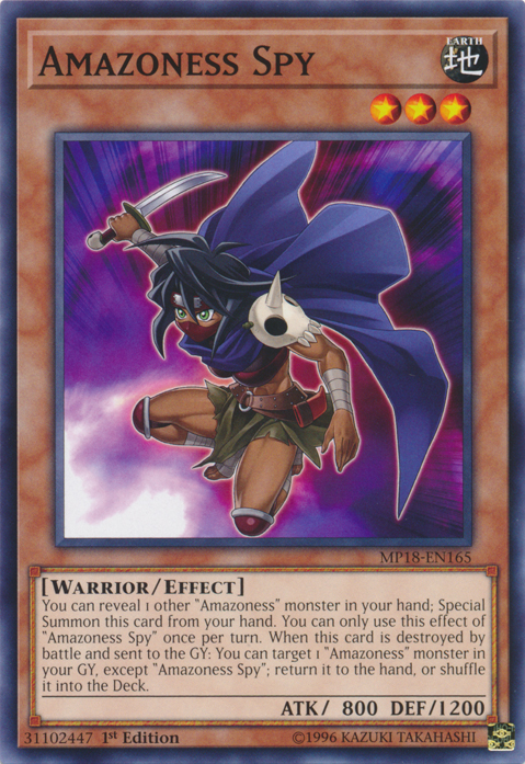 Amazoness Spy [MP18-EN165] Common | Good Games Adelaide SA