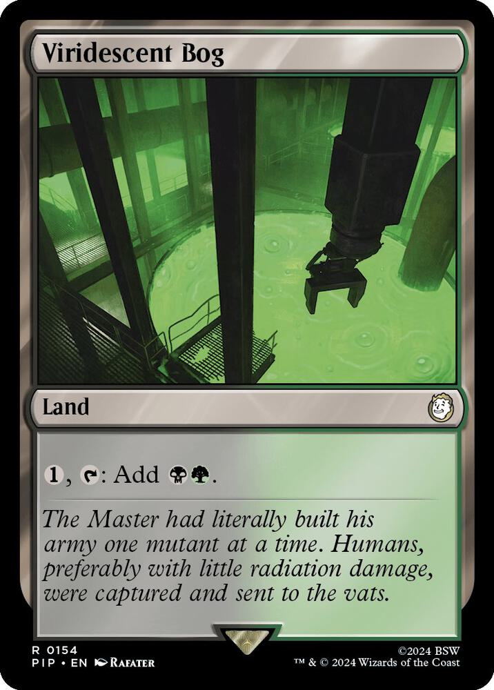 Viridescent Bog 154 (Universes Beyond: Fallout)  - Foil | Good Games Adelaide SA