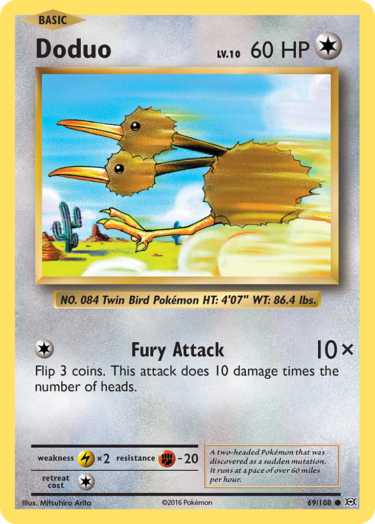 Doduo (69/108) [XY: Evolutions] | Good Games Adelaide SA