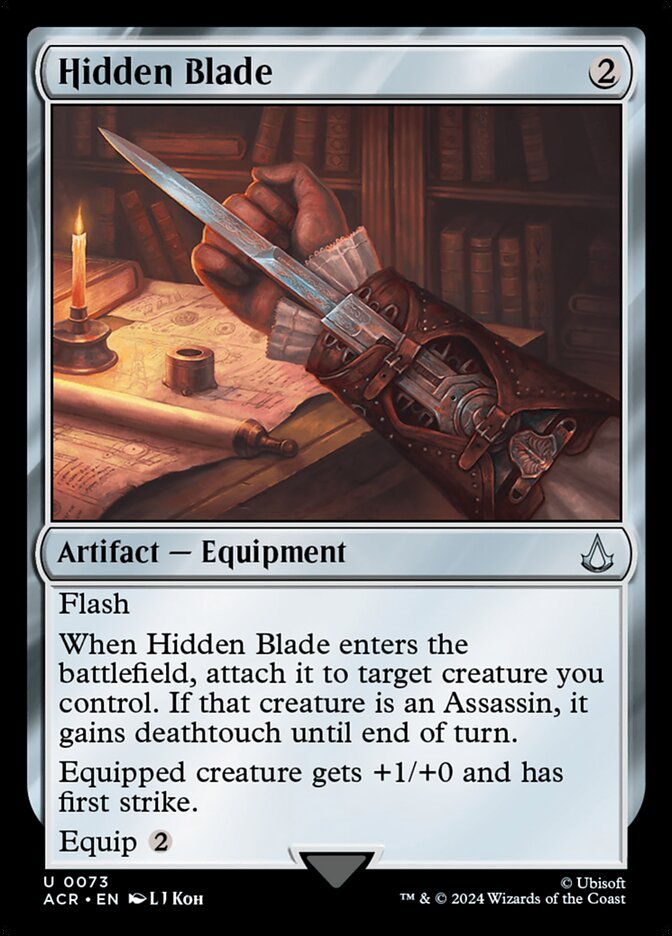 Hidden Blade 73 (Universes Beyond: Assassin's Creed)  - Foil | Good Games Adelaide SA