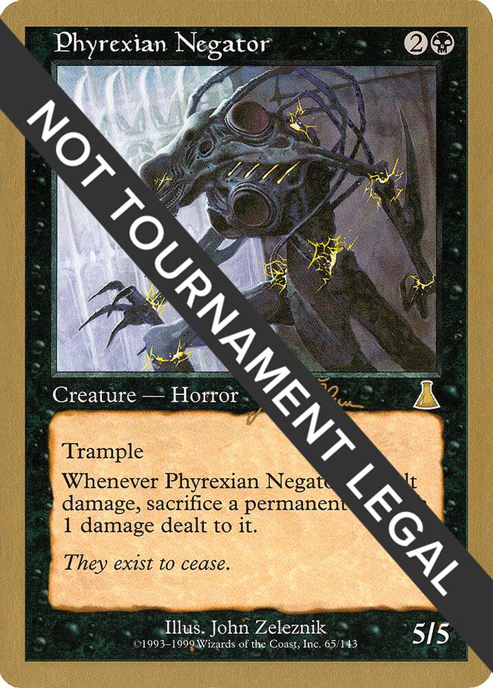 Phyrexian Negator 1999 Jakub Slemr UDS  (World Championship Decks)  | Good Games Adelaide SA