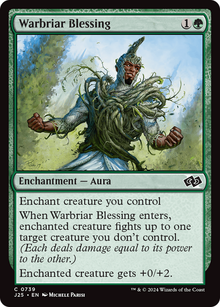 Warbriar Blessing [Foundations Jumpstart] | Good Games Adelaide SA