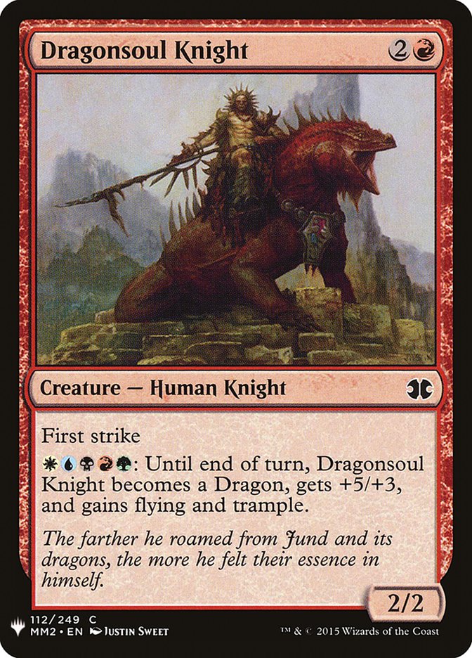 Dragonsoul Knight [Mystery Booster] | Good Games Adelaide SA