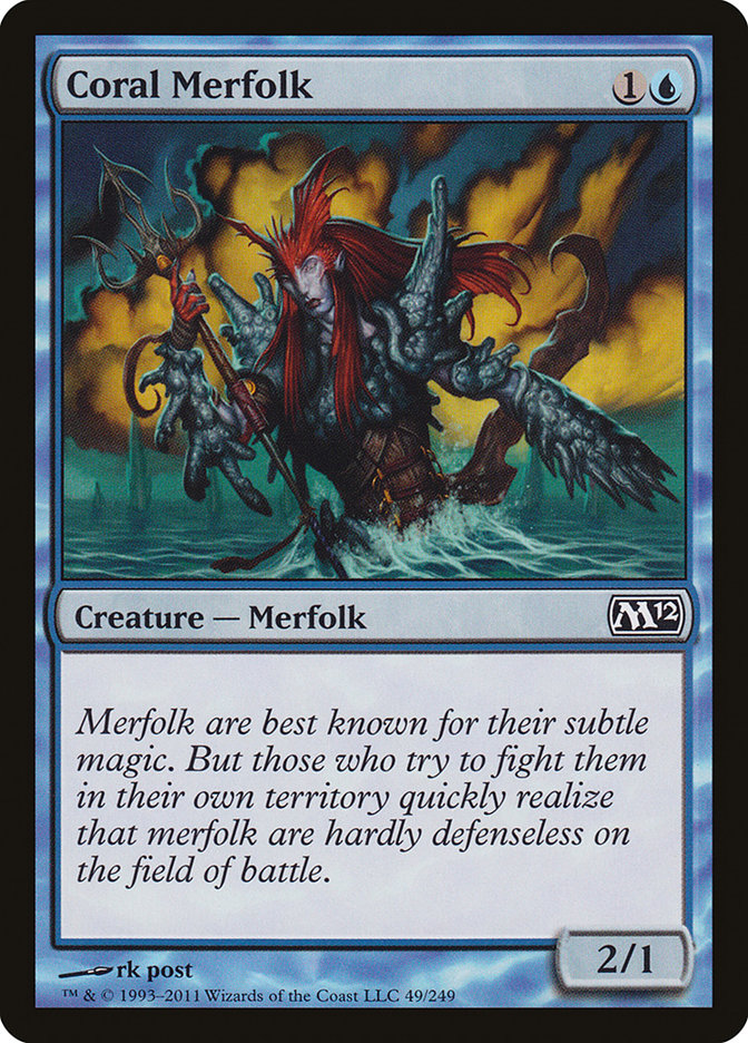 Coral Merfolk [Magic 2012] | Good Games Adelaide SA