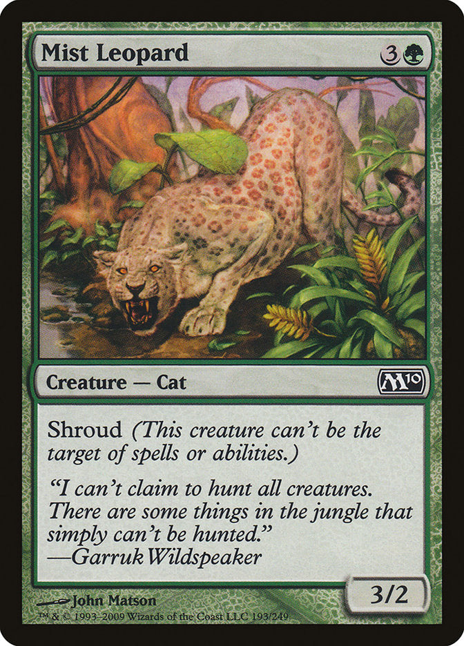 Mist Leopard 193 (Magic 2010 (M10))  - Foil | Good Games Adelaide SA