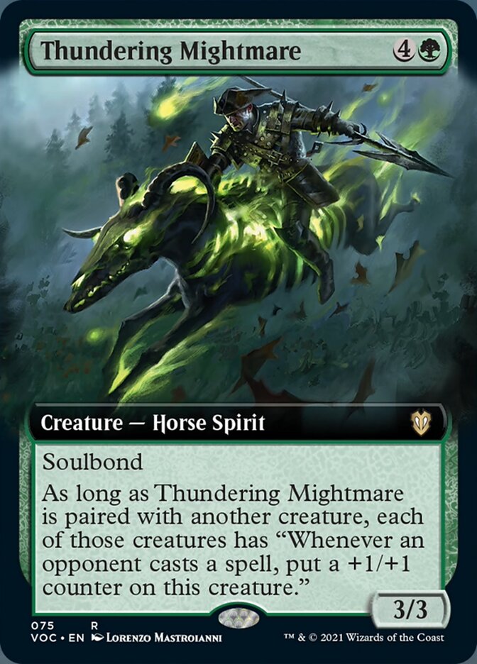 Thundering Mightmare (Extended) [Innistrad: Crimson Vow Commander] | Good Games Adelaide SA