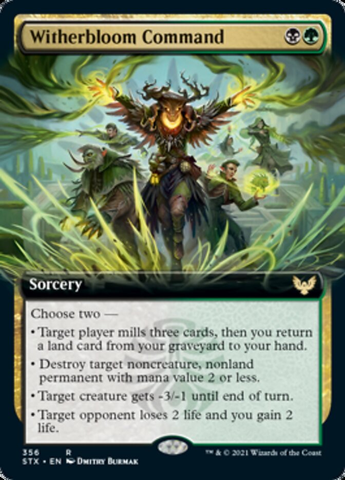 Witherbloom Command (Extended) [Strixhaven: School of Mages] | Good Games Adelaide SA