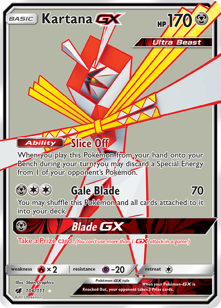 Kartana GX (106/111) [Sun & Moon: Crimson Invasion] | Good Games Adelaide SA