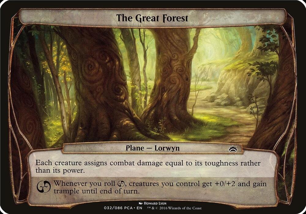 The Great Forest Planechase Anthology  (Oversize Cards)  | Good Games Adelaide SA
