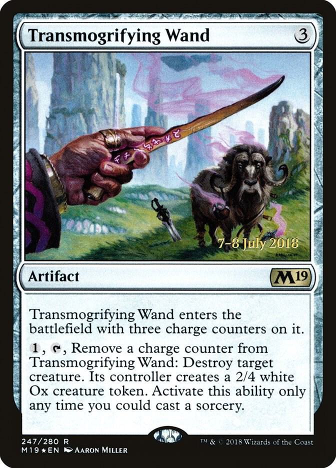 Transmogrifying Wand 247 (Prerelease Cards)  - Foil | Good Games Adelaide SA