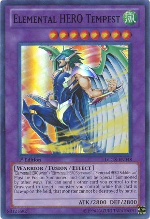 Elemental HERO Tempest [LCGX-EN048] Super Rare | Good Games Adelaide SA