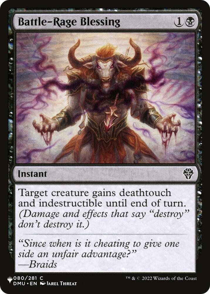 Battle Rage Blessing 080/281 (The List Reprints)  | Good Games Adelaide SA