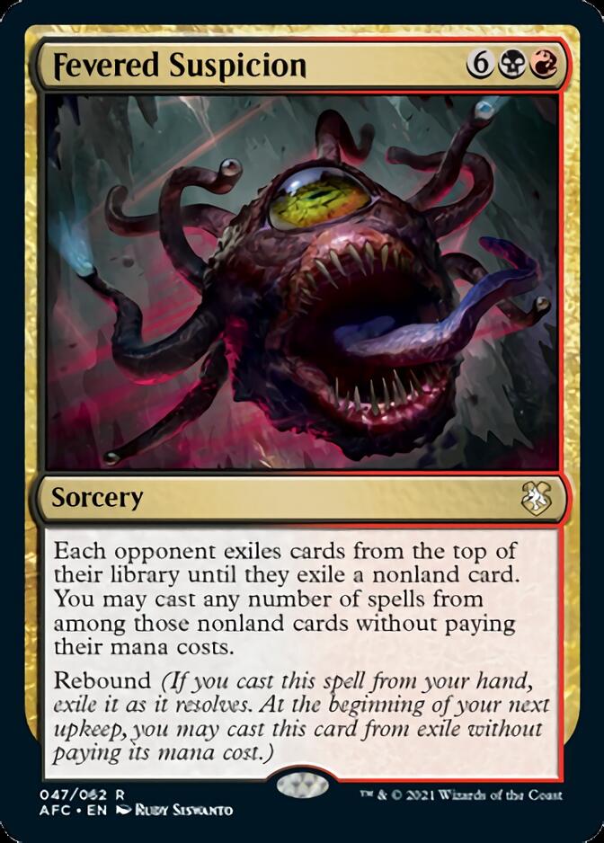 Fevered Suspicion [Dungeons & Dragons: Adventures in the Forgotten Realms Commander] | Good Games Adelaide SA