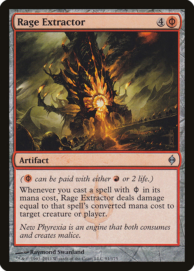 Rage Extractor 91 (New Phyrexia)  - Foil | Good Games Adelaide SA
