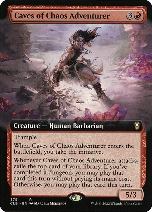Caves of Chaos Adventurer Extended Art 579 (Commander Legends: Battle for Baldur's Gate)  | Good Games Adelaide SA