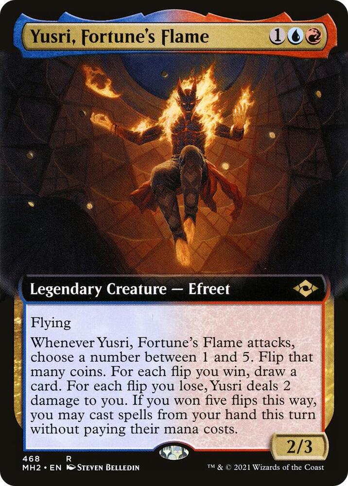 Yusri Fortunes Flame Extended Art 468 (Modern Horizons 2)  - Foil | Good Games Adelaide SA