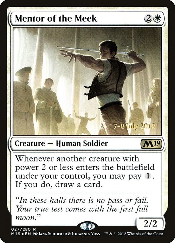 Mentor of the Meek 27 (Prerelease Cards)  - Foil | Good Games Adelaide SA