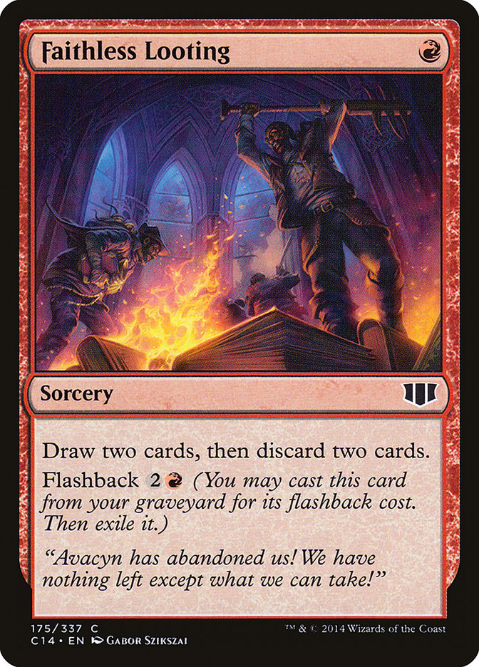 Faithless Looting [Commander 2014] | Good Games Adelaide SA