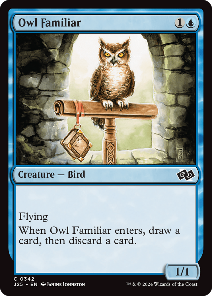 Owl Familiar [Foundations Jumpstart] | Good Games Adelaide SA