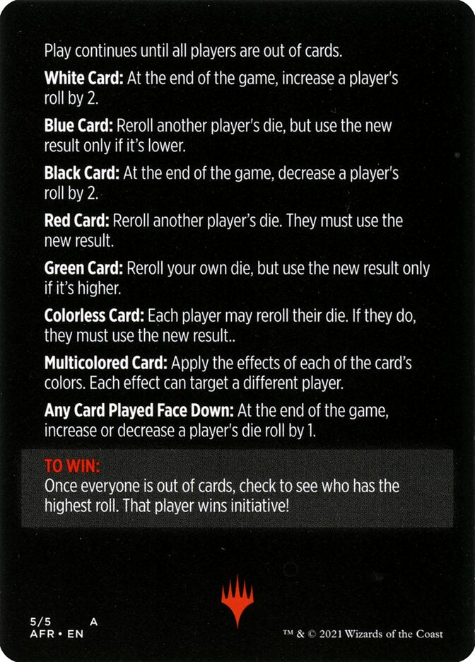 Roll for Initiative (Magic Minigame) [Dungeons & Dragons: Adventures in the Forgotten Realms Minigame] | Good Games Adelaide SA