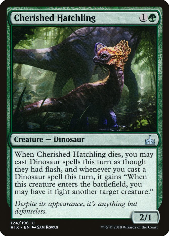 Cherished Hatchling 124 (Rivals of Ixalan)  - Foil | Good Games Adelaide SA