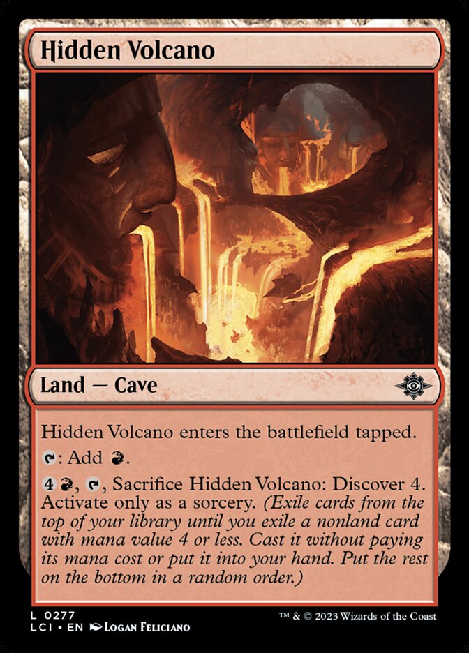 Hidden Volcano 277 (The Lost Caverns of Ixalan)  - Foil | Good Games Adelaide SA