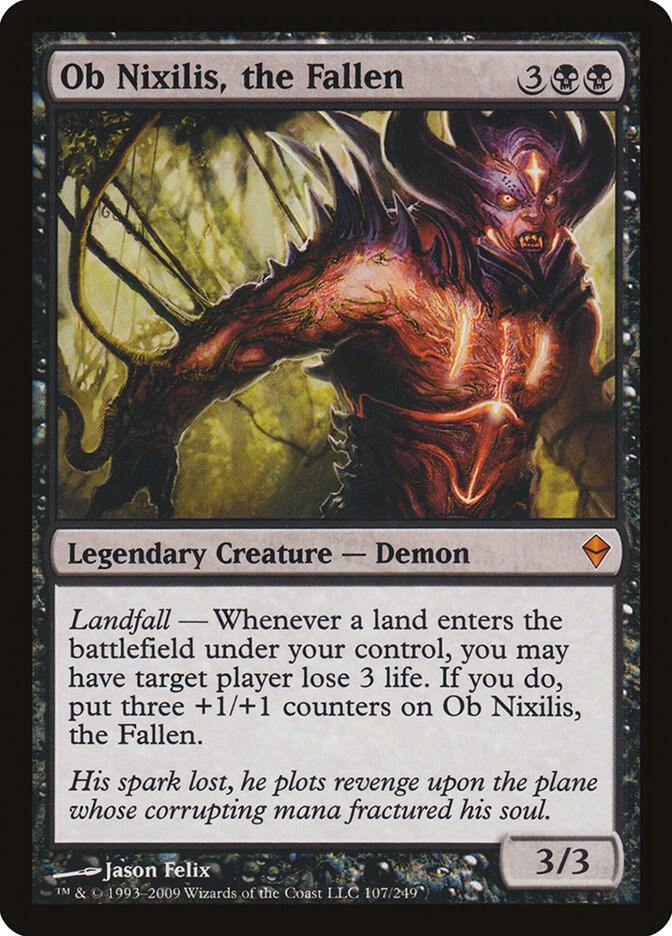 Ob Nixilis, the Fallen 107 (Zendikar)  - Foil | Good Games Adelaide SA