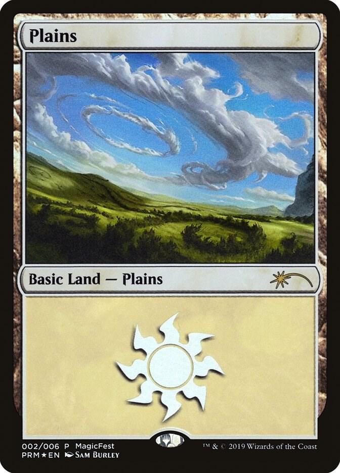 Plains 2 (MagicFest Cards)  - Foil | Good Games Adelaide SA