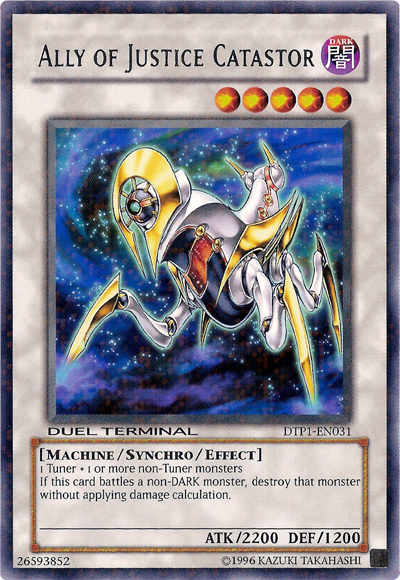 Ally of Justice Catastor [DTP1-EN031] Rare | Good Games Adelaide SA