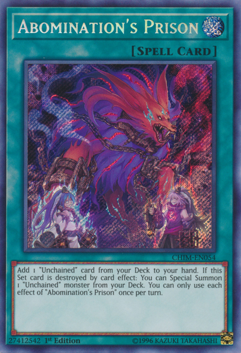 Abomination's Prison [CHIM-EN054] Secret Rare | Good Games Adelaide SA