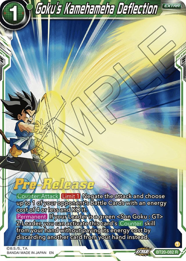 Goku's Kamehameha Deflection (BT20-082) [Power Absorbed Prerelease Promos] | Good Games Adelaide SA