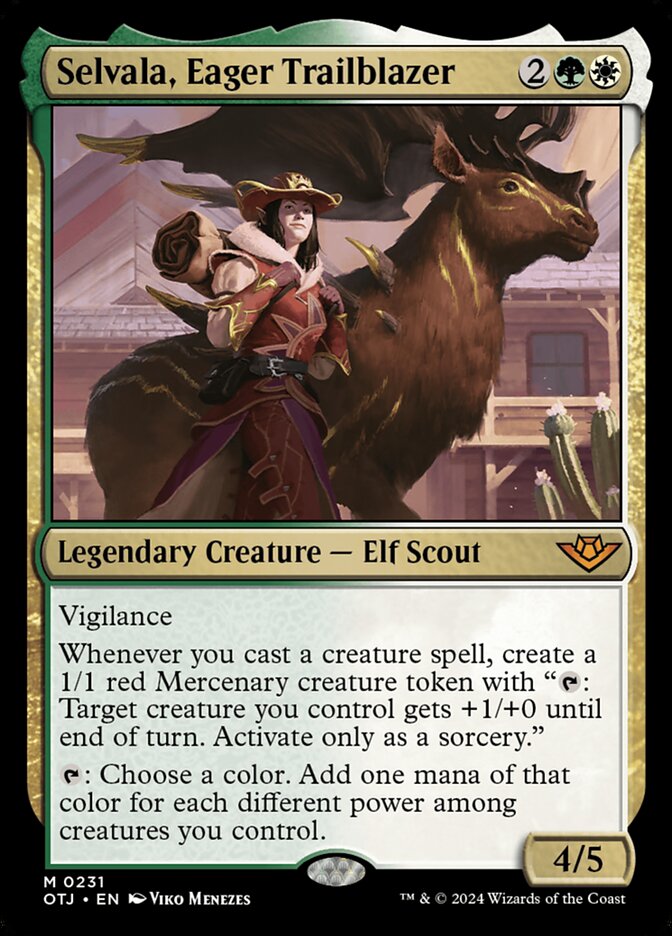 Selvala, Eager Trailblazer 231/286 (Outlaws of Thunder Junction)  | Good Games Adelaide SA