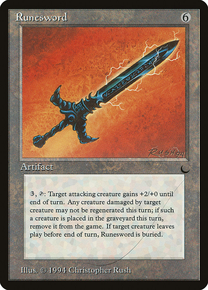 Runesword (Misprinted) [The Dark] | Good Games Adelaide SA