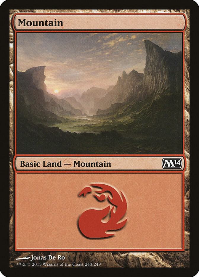 Mountain 243 (Magic 2014 (M14))  - Foil | Good Games Adelaide SA