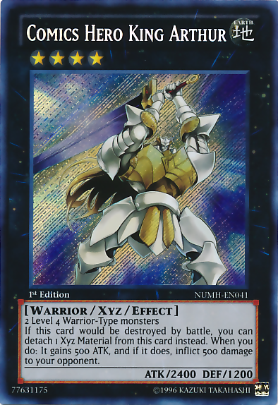 Comics Hero King Arthur [NUMH-EN041] Secret Rare | Good Games Adelaide SA