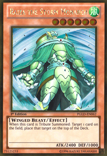 Raiza the Storm Monarch [PGLD-EN062] Gold Rare | Good Games Adelaide SA