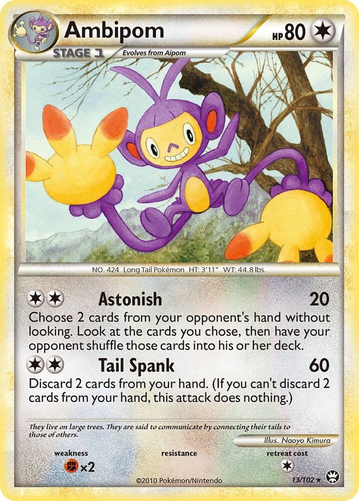 Ambipom 13/102 (Triumphant)  - Reverse Holofoil | Good Games Adelaide SA