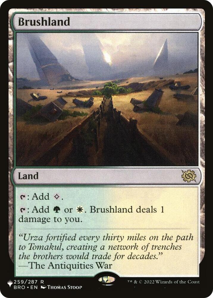 Brushland BRO 259/012 (The List Reprints)  | Good Games Adelaide SA