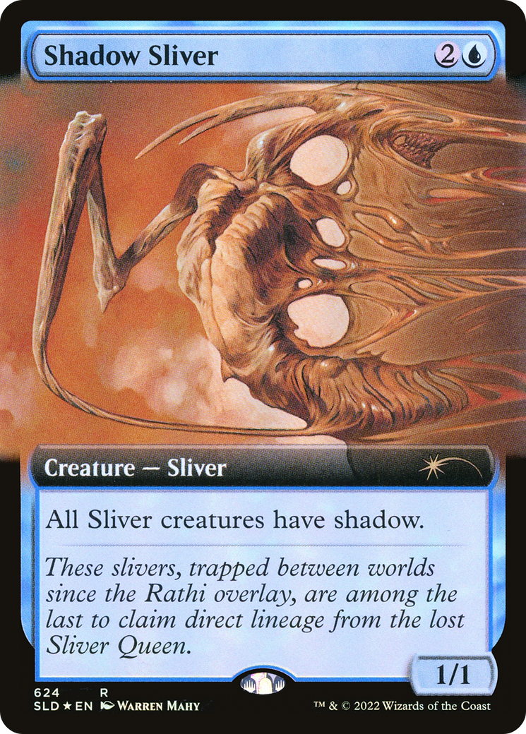 Shadow Sliver (Extended Art) [Secret Lair Drop Promos] | Good Games Adelaide SA