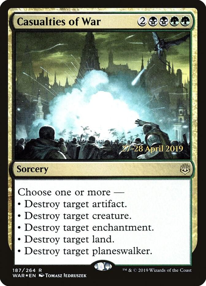Casualties of War 187 (Prerelease Cards)  - Foil | Good Games Adelaide SA