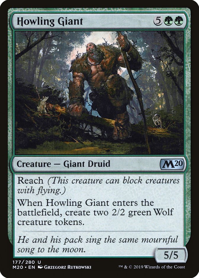 Howling Giant 177 (Core Set 2020)  - Foil | Good Games Adelaide SA