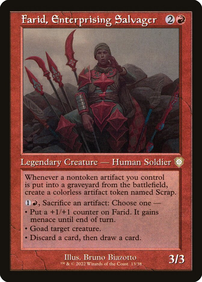 Farid, Enterprising Salvager 13 (Commander: The Brothers' War)  | Good Games Adelaide SA